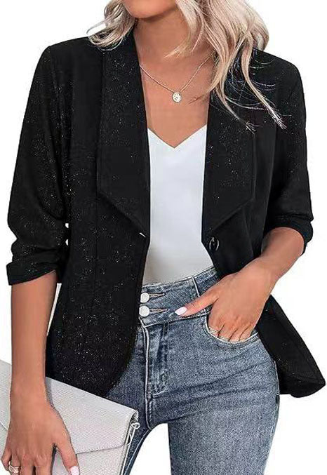 Irene® | Women'S Blazer Jacket With Glitter Accents And Figure-Shaping Cut - Image 6