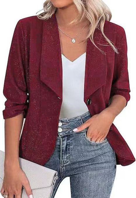 Irene® | Women'S Blazer Jacket With Glitter Accents And Figure-Shaping Cut - Image 8
