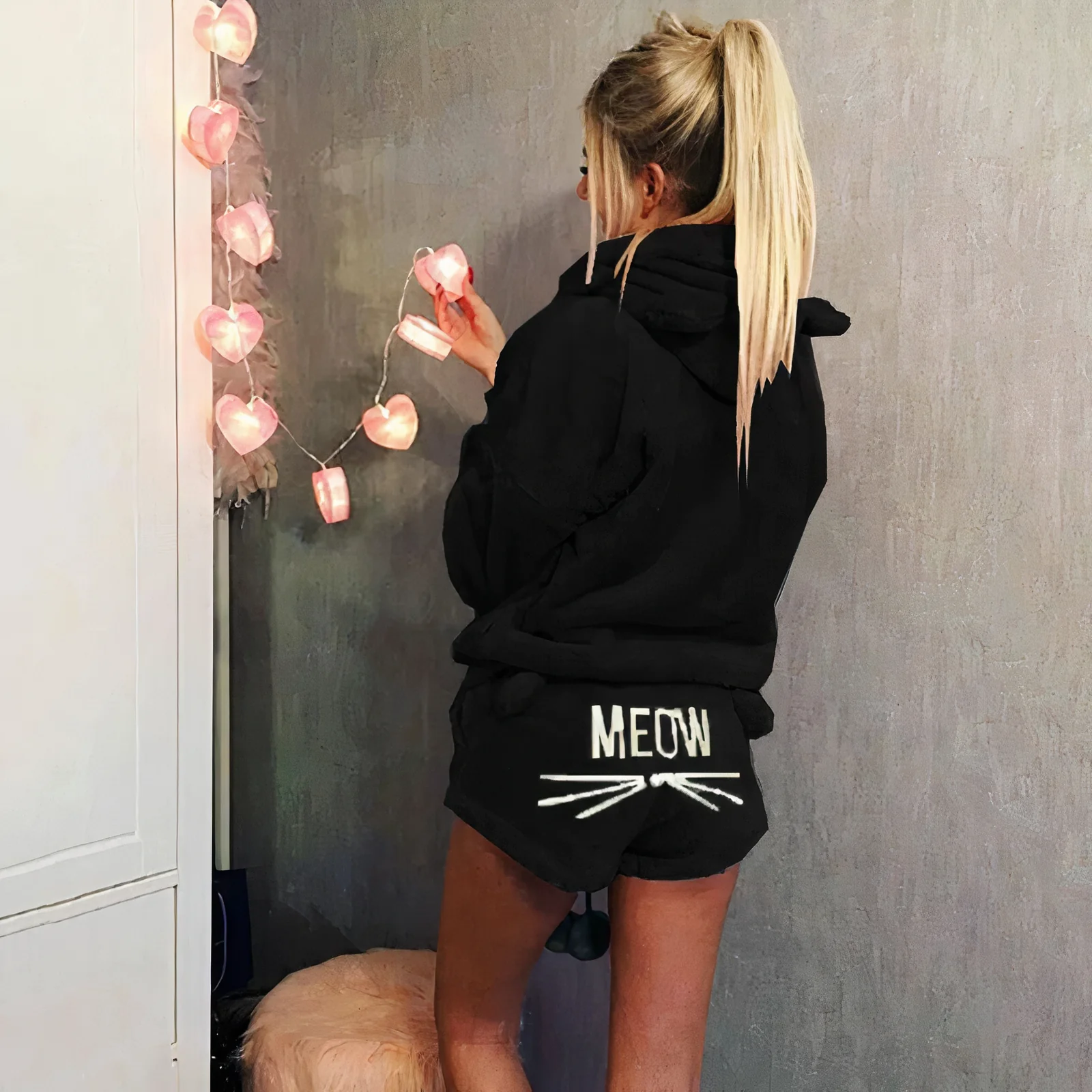 Irina® | Cute Pajama Top And Shorts Set - Image 3