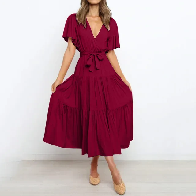 Irina® | Maxi Dress With A Deep V-Neck - Image 7
