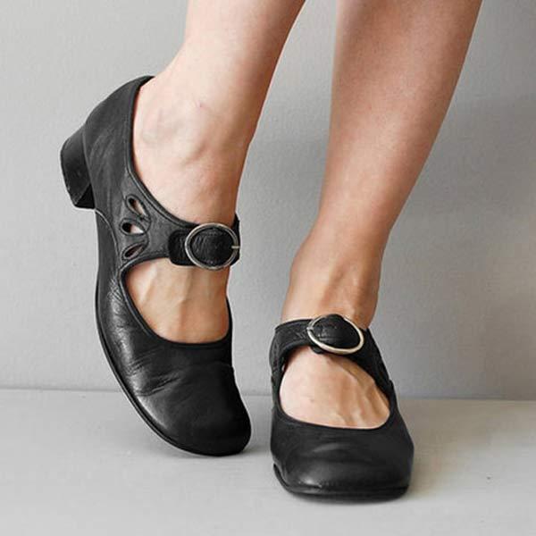 Irina® | Orthopedic Vintage Shoes With Round Toe Opal - Image 2