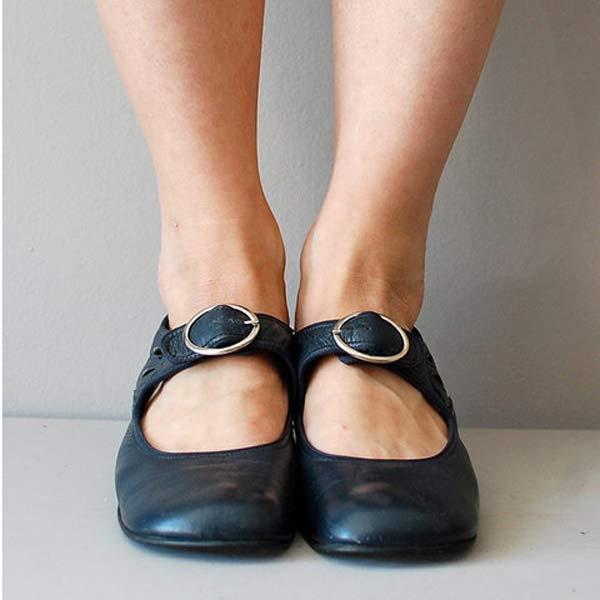 Irina® | Orthopedic Vintage Shoes With Round Toe Opal - Image 4