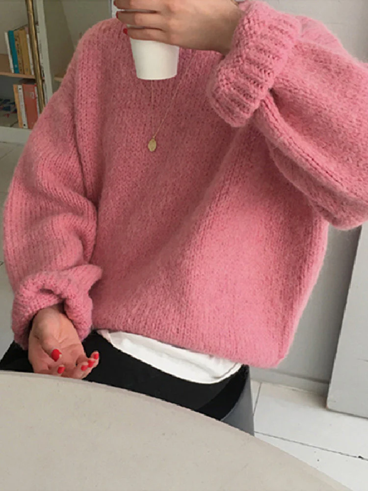 Iris | beautiful oversized knitted sweater for women - Image 3
