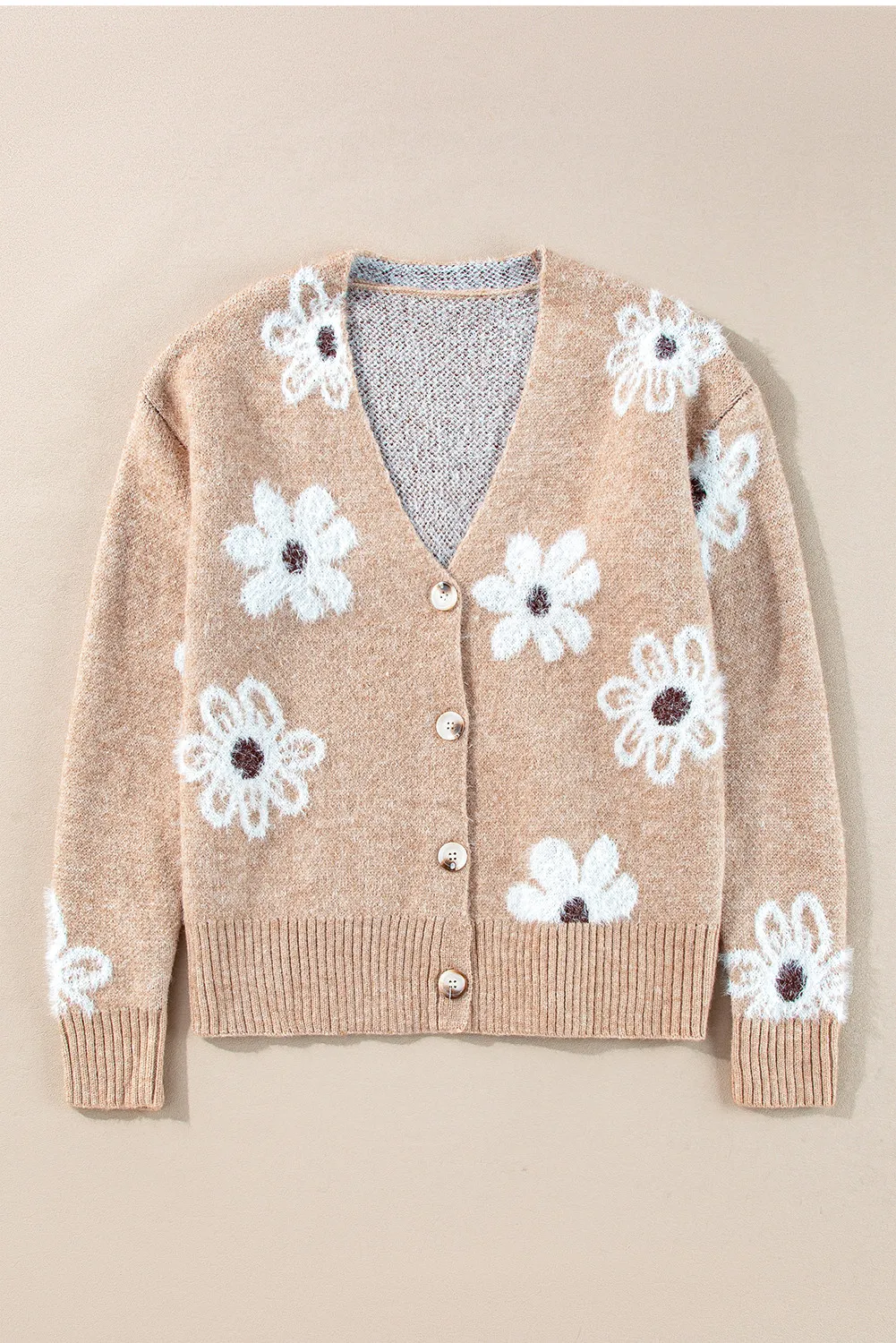 Isabel | Floral button down long sleeve cardigan - Image 11