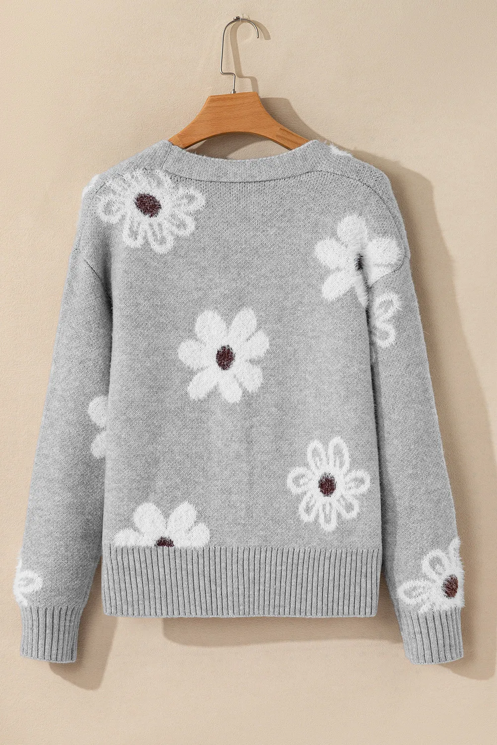 Isabel | Floral button down long sleeve cardigan - Image 7