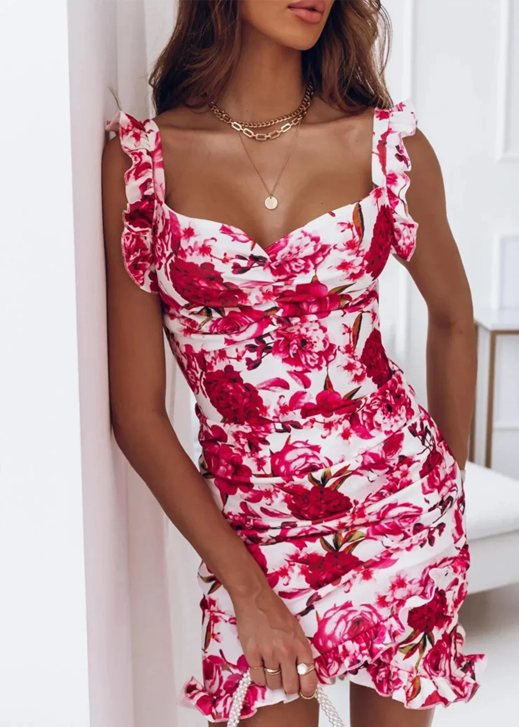 Isabel® | Floral Wrap Summer Dress - Image 12