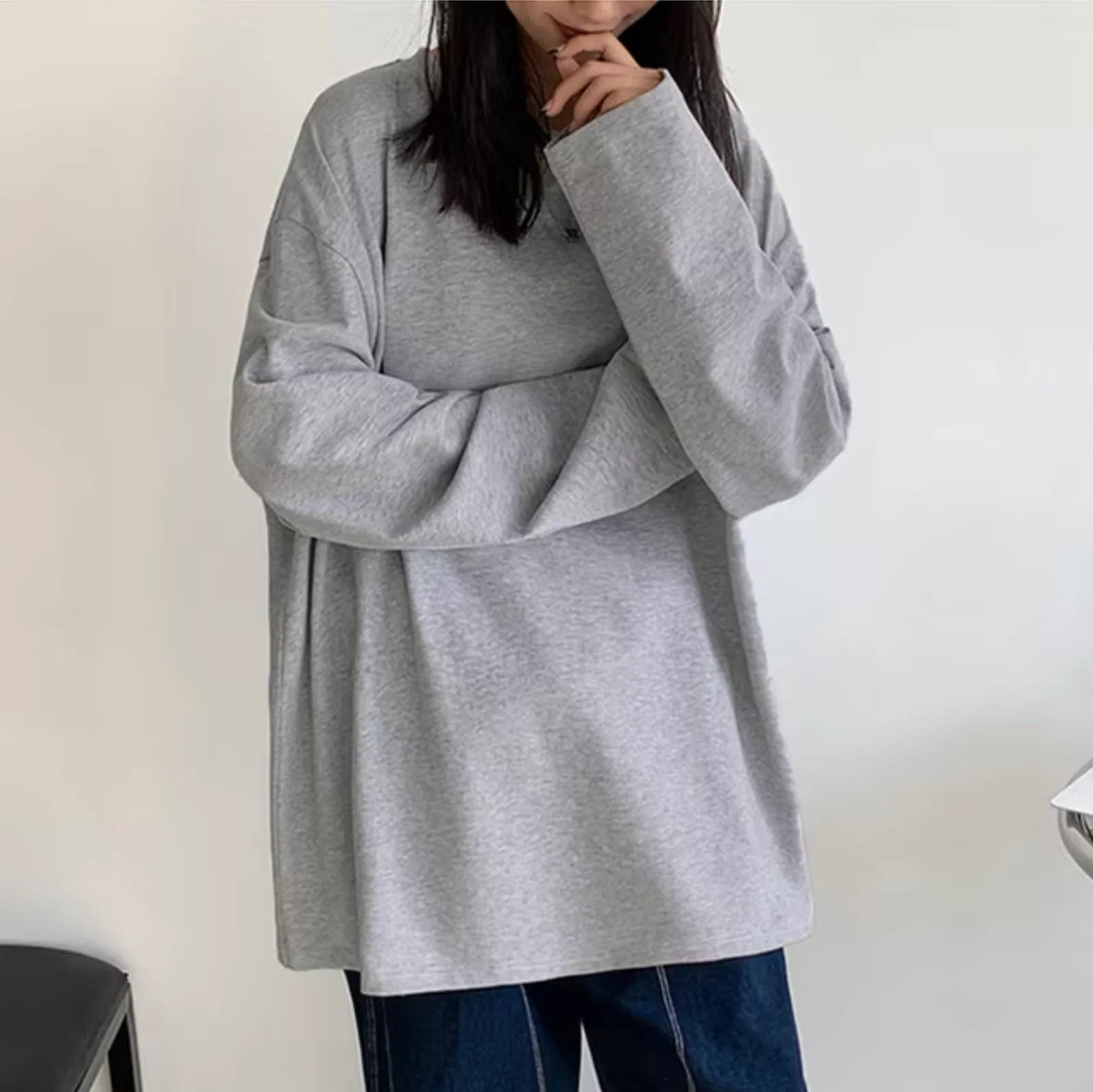 Isabel | Long sleeve cotton t-shirt - Image 4
