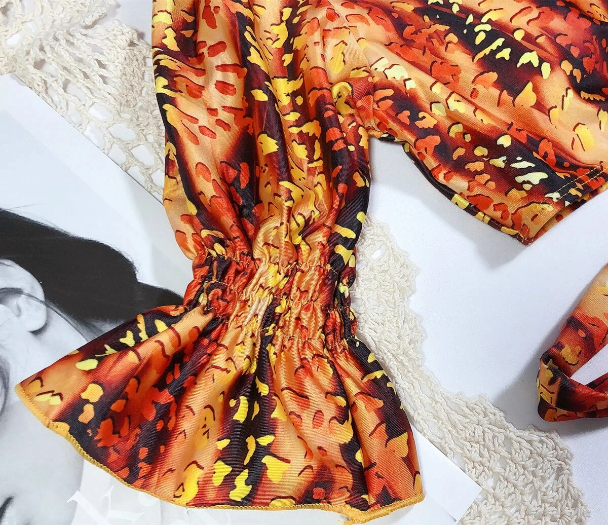 Isidora® | Printed Bikini With Puffy Sleeves - Image 3