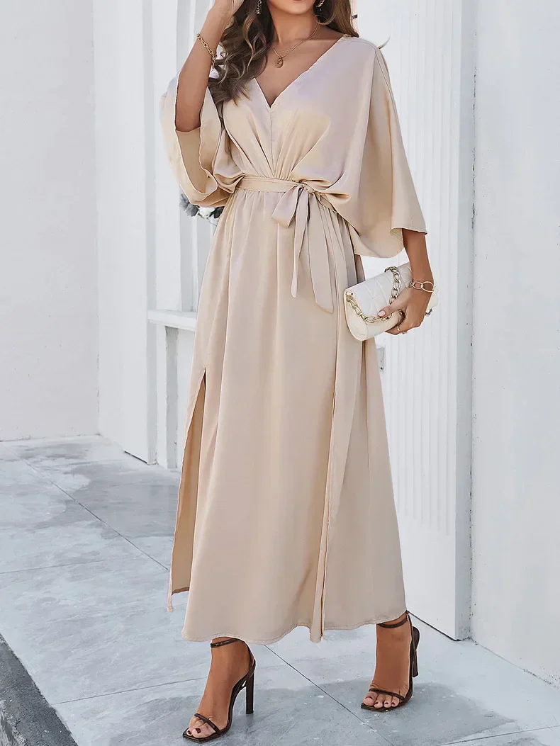 Isidora® | V-Neck Dress In A Loose Fit - Image 3