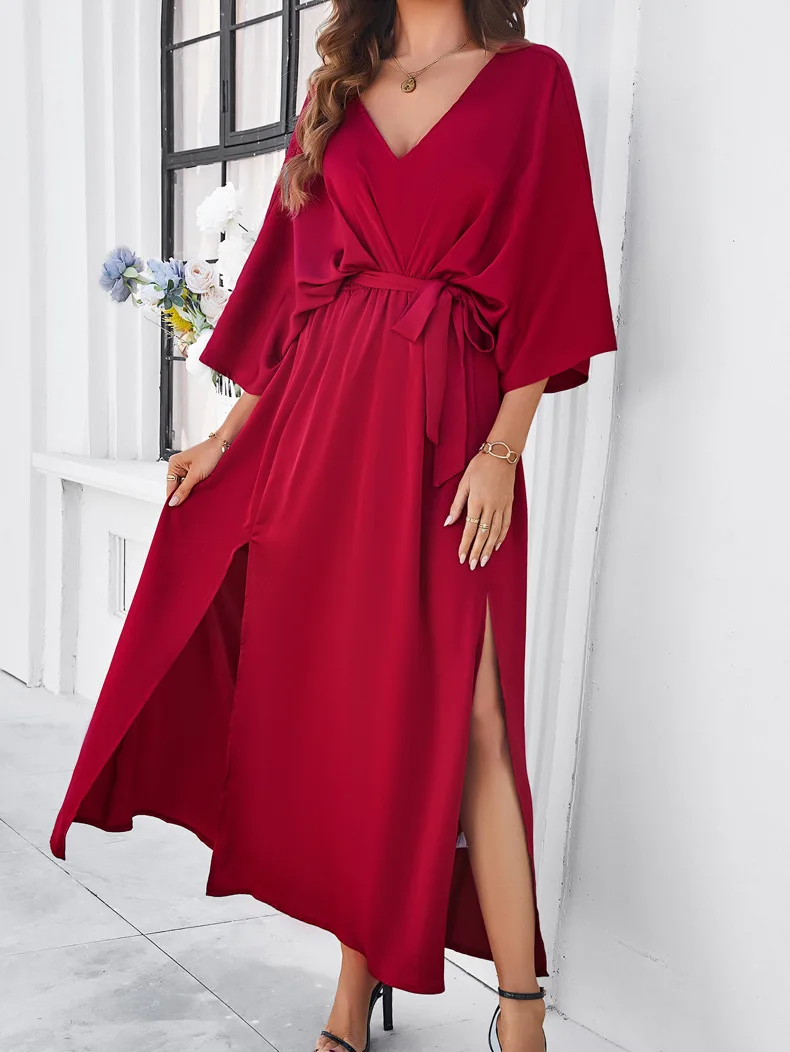Isidora® | V-Neck Dress In A Loose Fit - Image 6