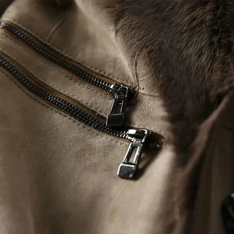 Isis | Elegant suede jacket for women - Image 4
