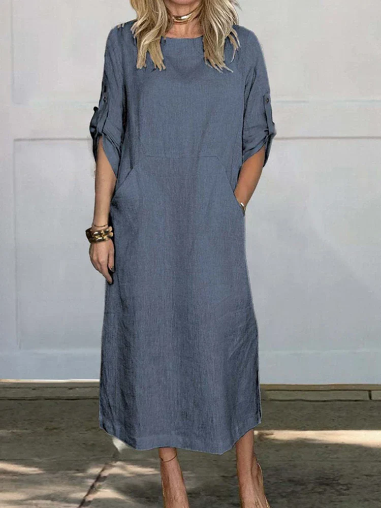 Isis® | Sweater Dress With Pockets - Image 5