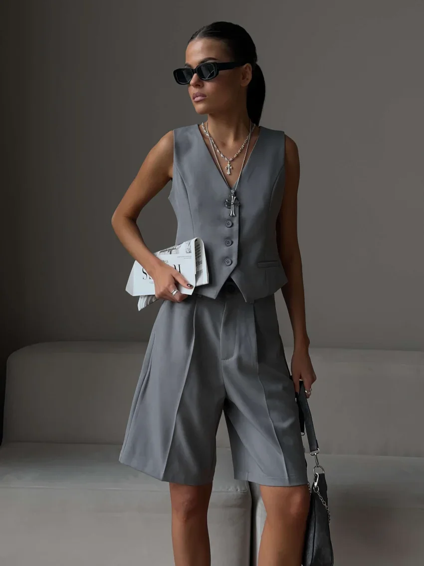 Itahisa® | Summer Vest And Shorts Set - Image 2