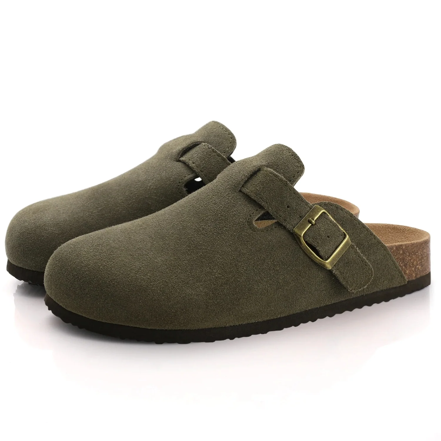 Itzel® | Robust Suede Clogs - Image 2