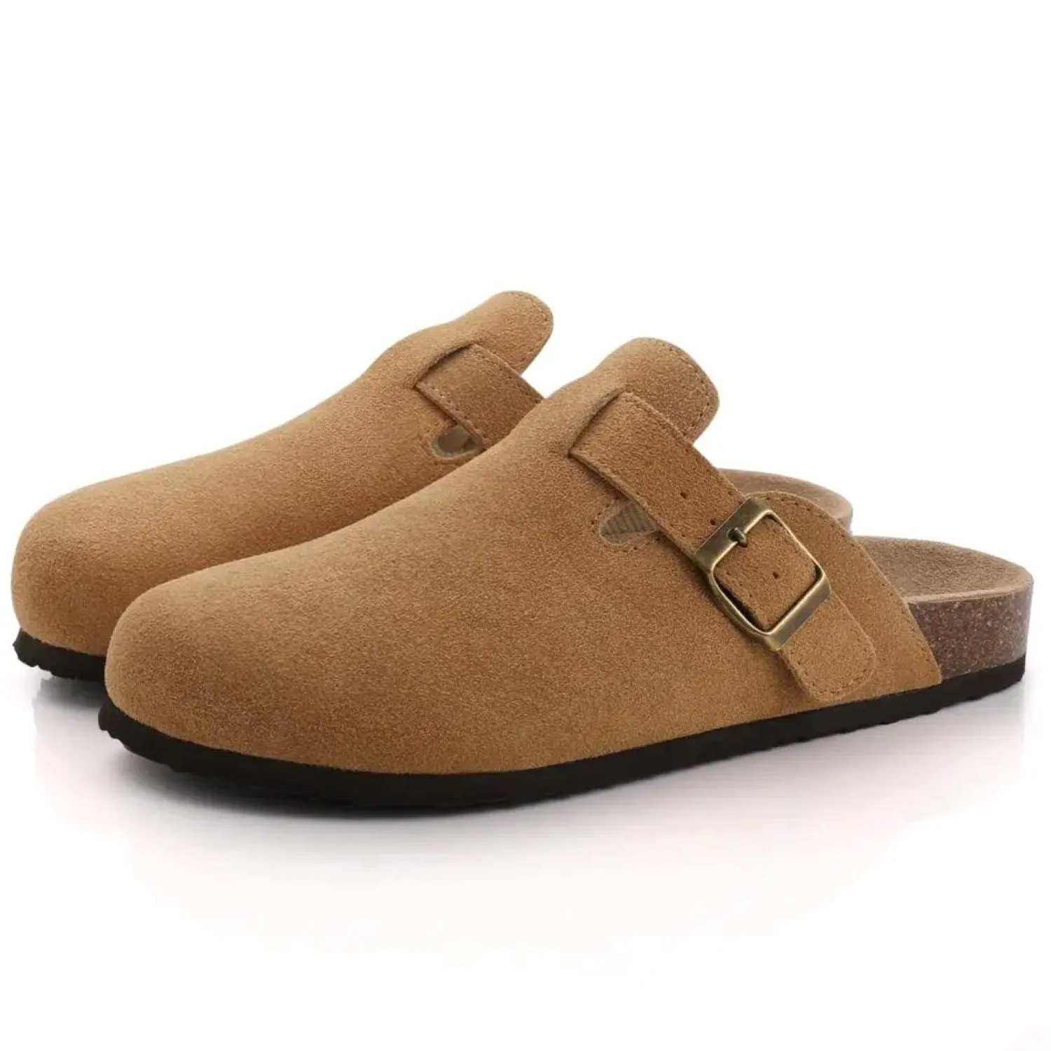 Itzel® | Robust Suede Clogs - Image 3