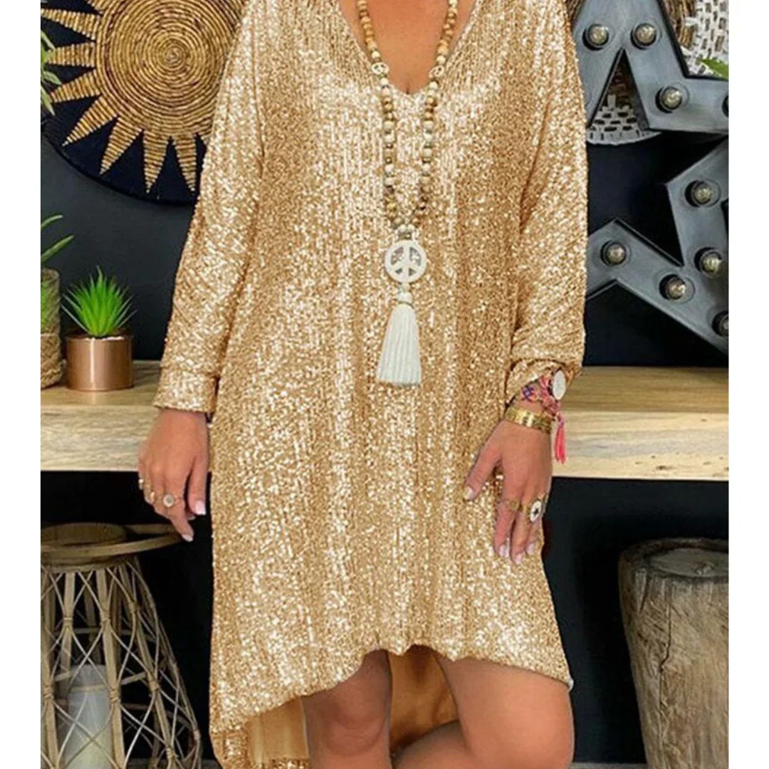 Ivana® | Glittering Sequin Dress - Image 2