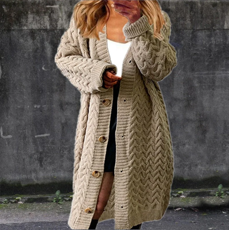 Ivanna® | Long cardigan tricoté à la mode - Image 3