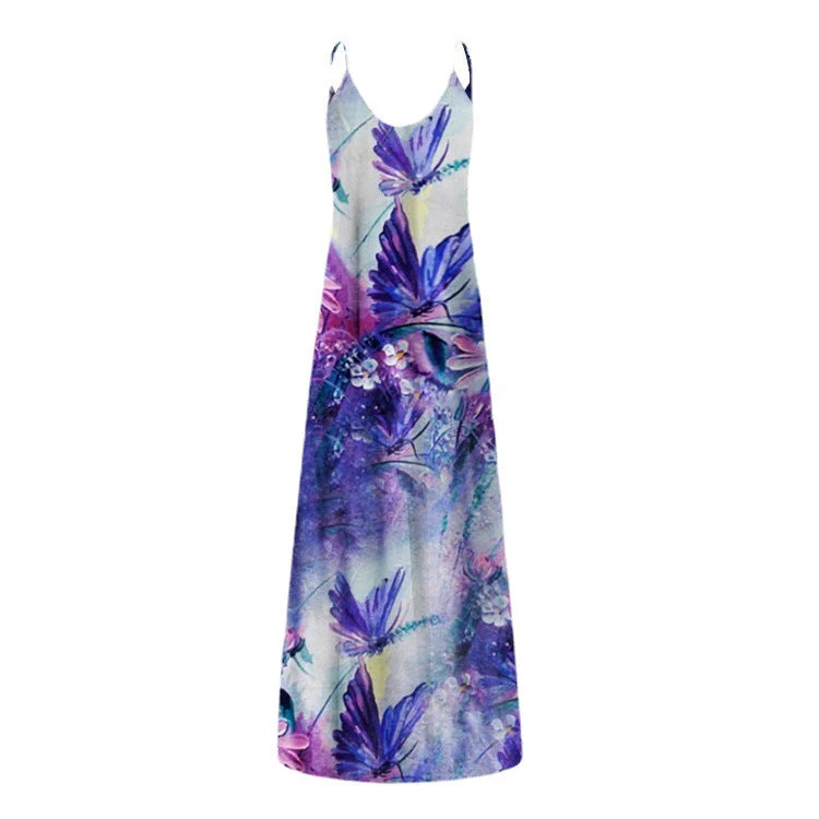 Ivanna® | Women'S Floral Maxi Dress With Adjustable Straps - Image 5