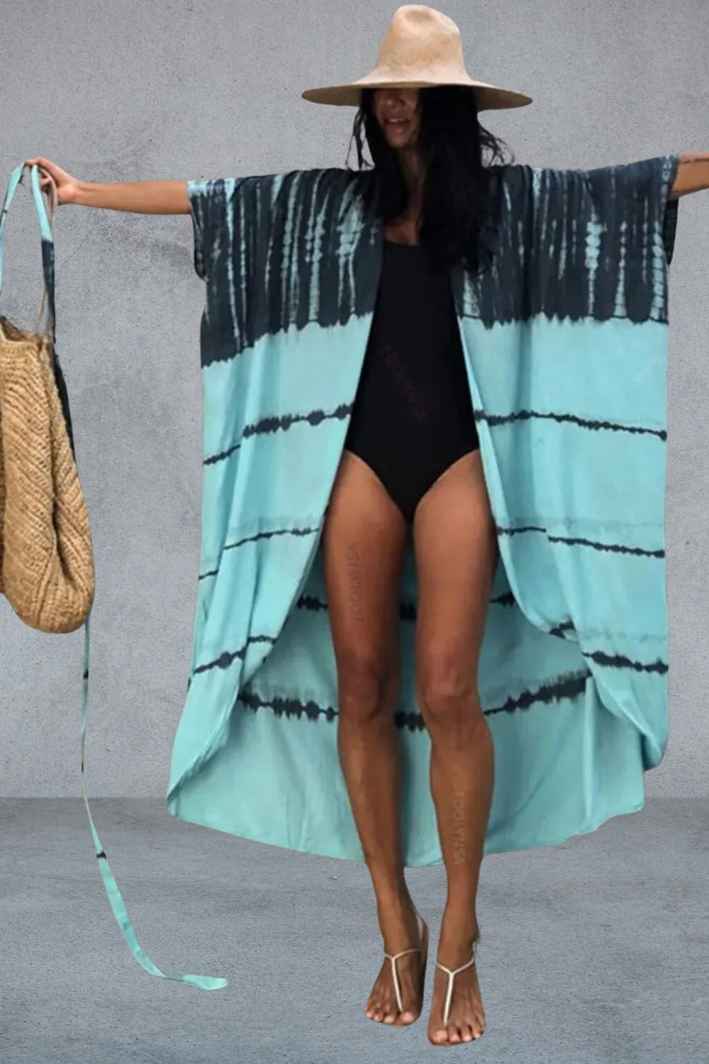 Ivette® | Airy Striped Beach Dress - Image 2