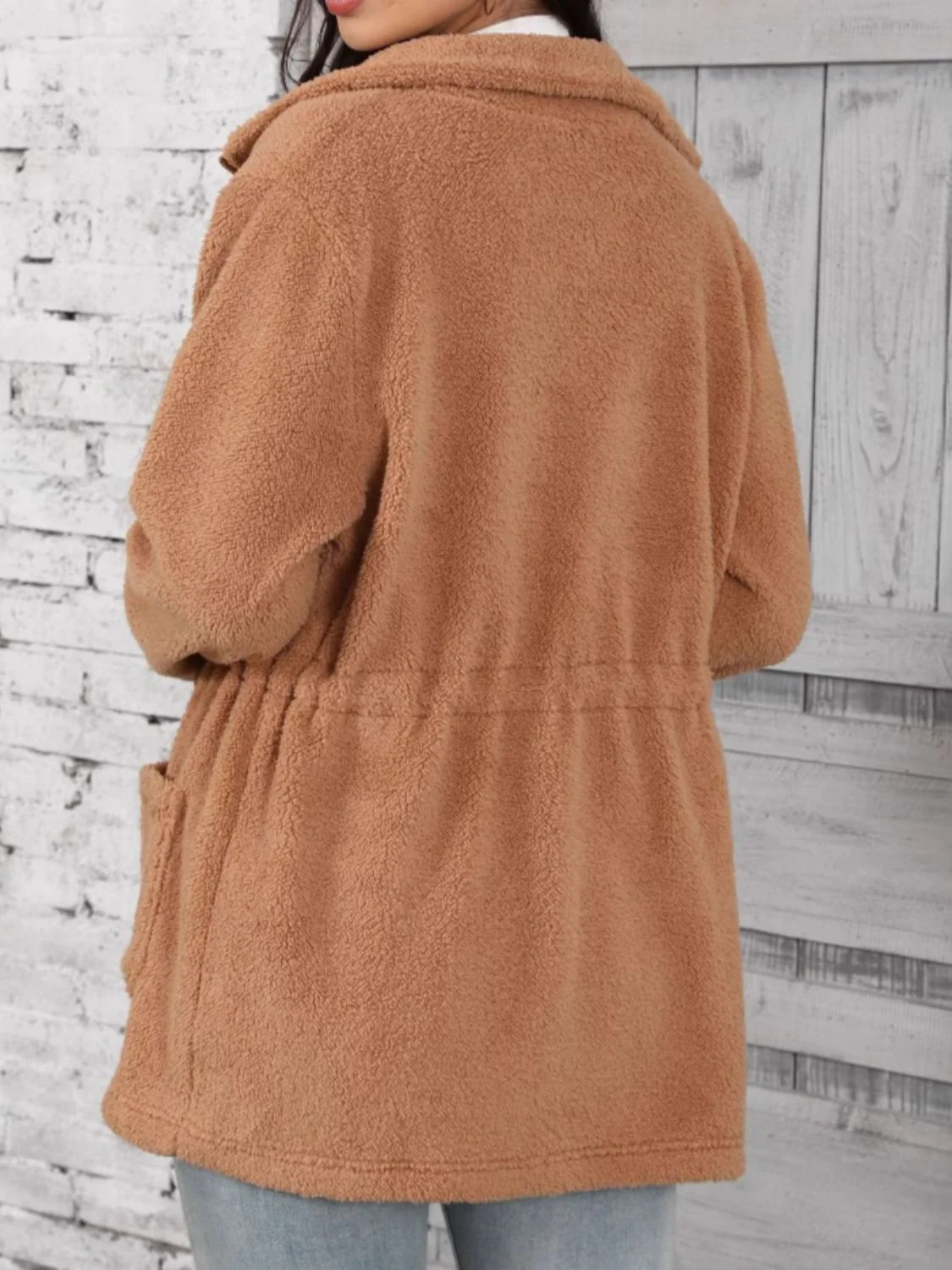 Ivette | Long sleeve outerwear with drawstring and zip fastening - Image 2