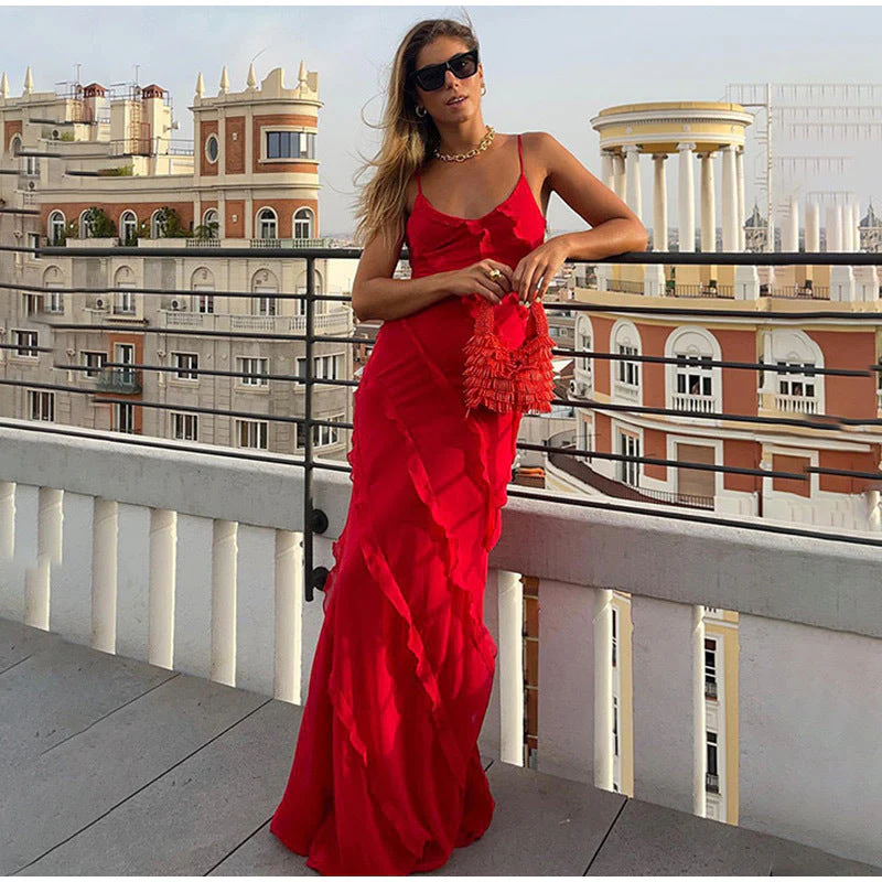 Ivonne® | Elegant Dress With Ruffles - Image 6