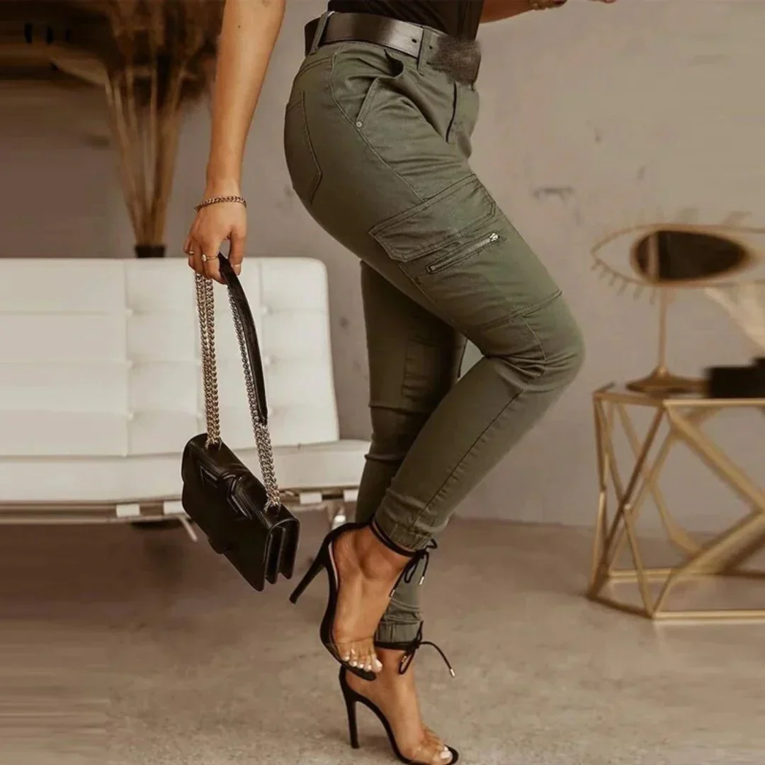 Jacinta® | Ankle-Tied Cargo Pants For Women - Image 3
