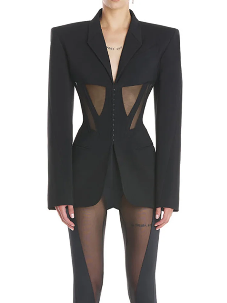 Jacinta® | Women's fashion blazer with a dropped collar - Image 2