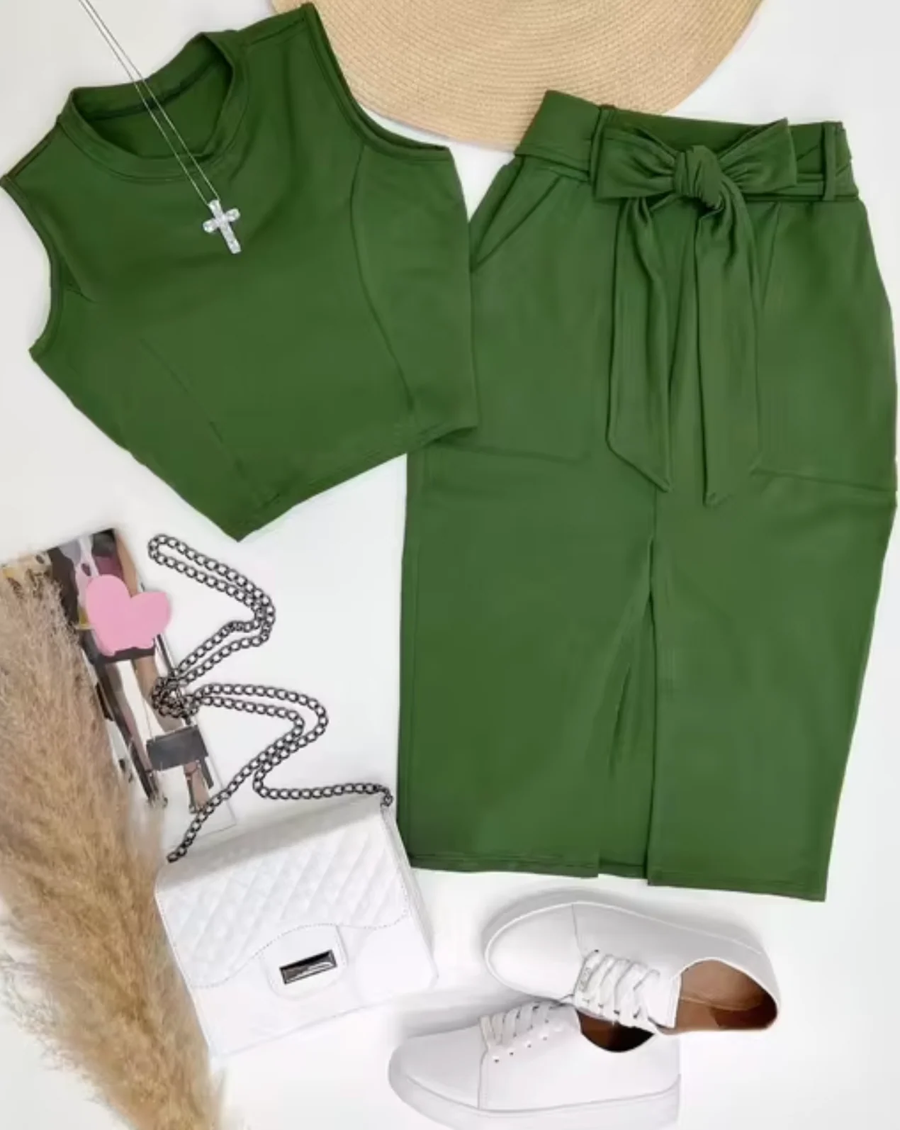 Jade® | Two-Piece Bodycon Skirt And Crop Top - Image 3