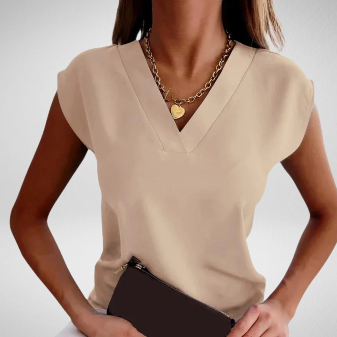 Jara® | V-Neck Blouse - Image 2