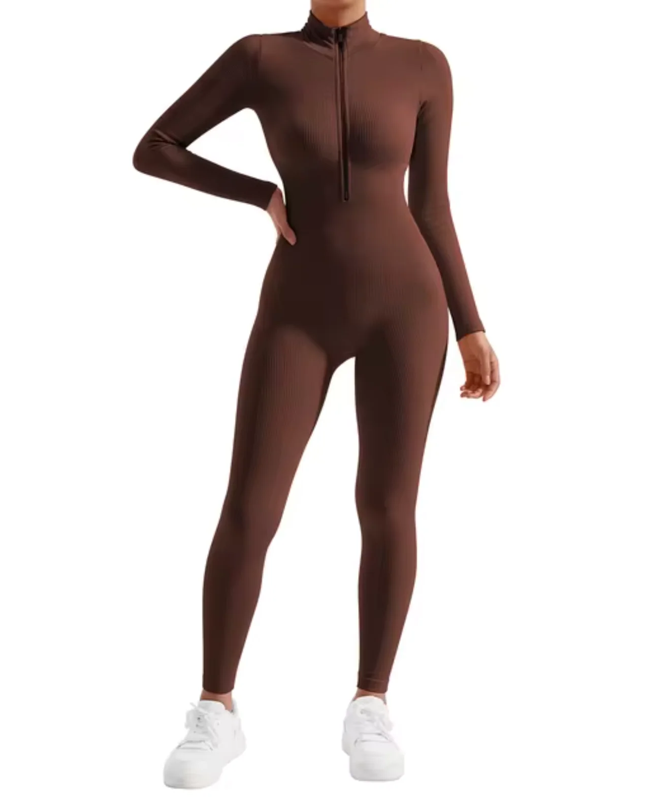 Jasmine® | Bodycon Jumpsuit With Front Zip - Image 5