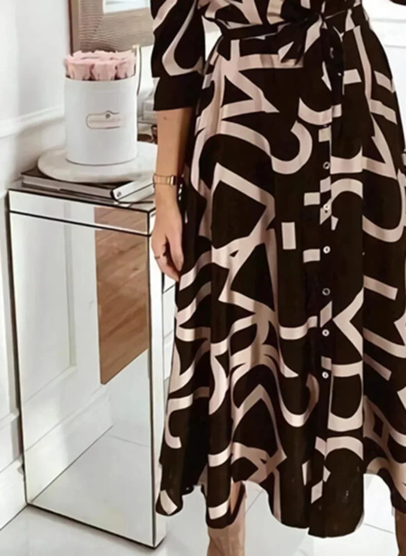 Jazmin | beautiful autumn dress with buttons - Image 3