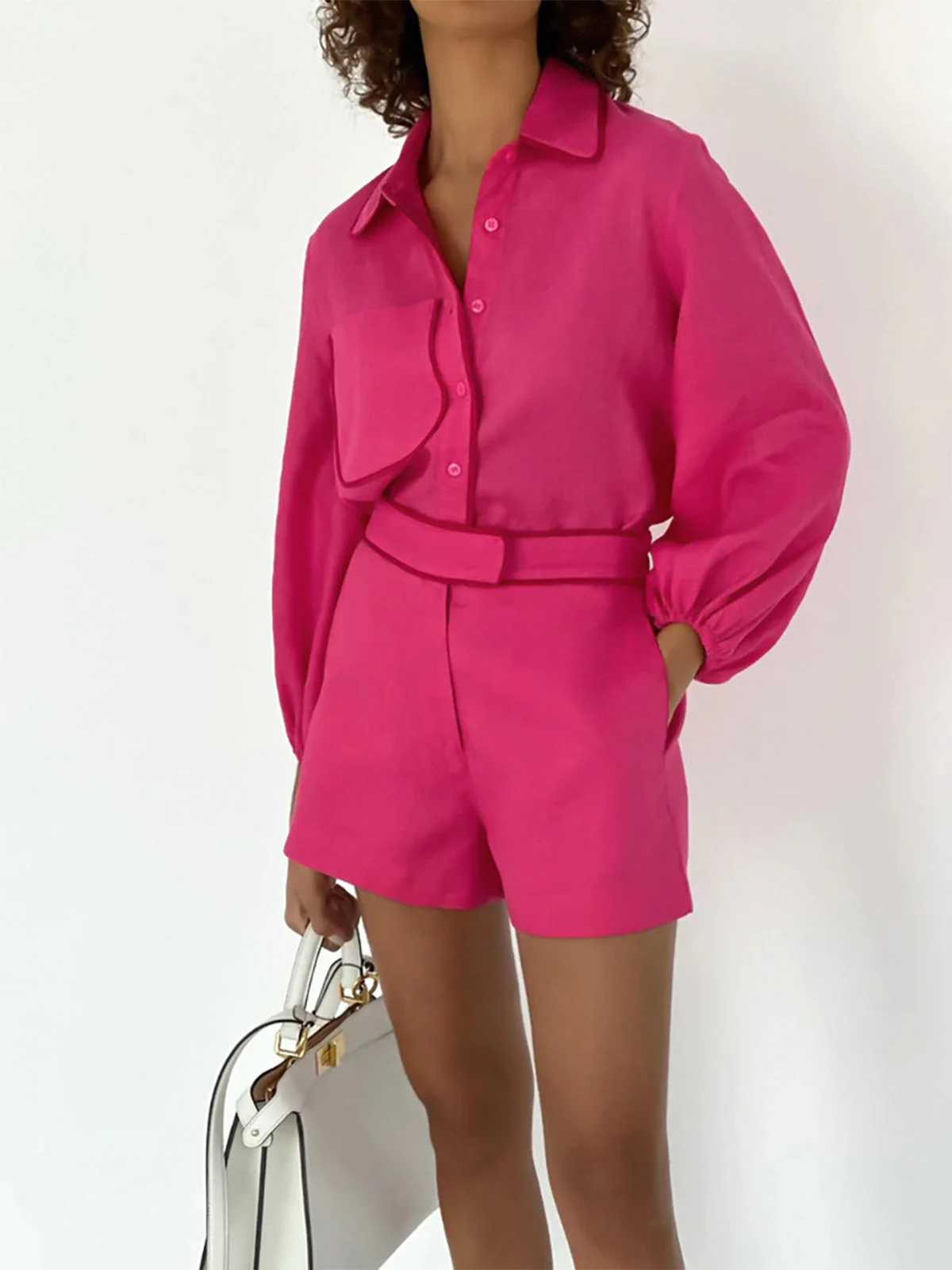 Jean® | Linen Blouse And Shorts Set - Image 7