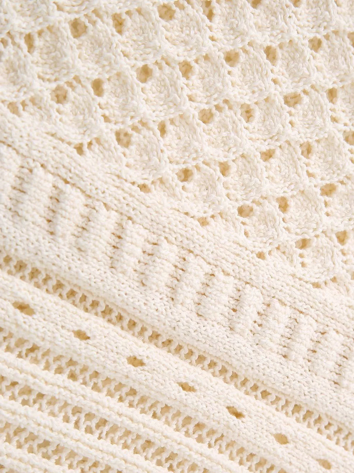 Jeanne® | Crochet Knit Ruffle Top - Image 5
