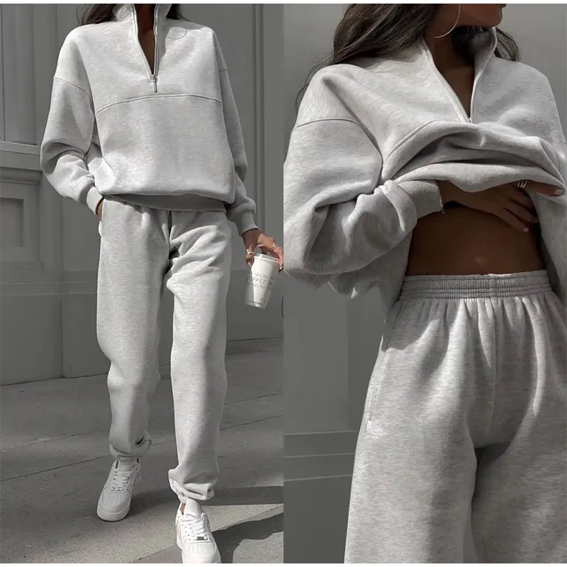 Jennifer® | Conjunto Casual Solid Sweater