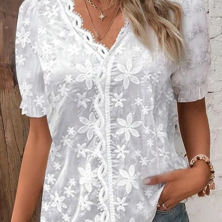 Jesica® | Women'S Blouse With Romantic Floral Pattern - Image 4