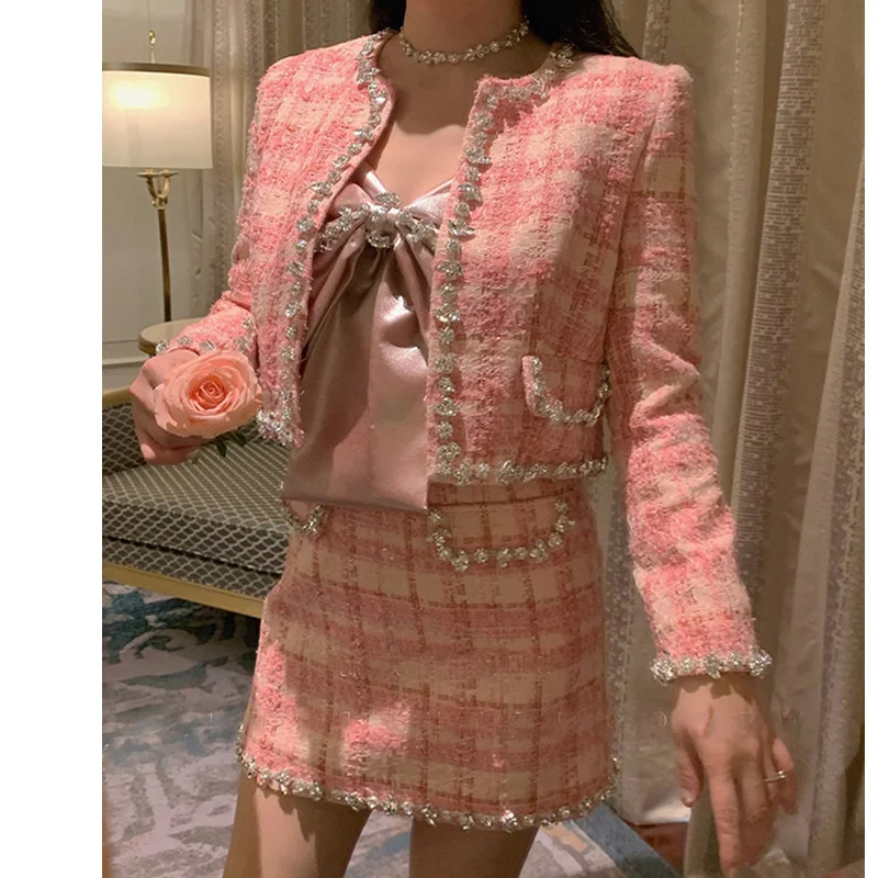 Jessica® | Suit with tartan bow - Image 3