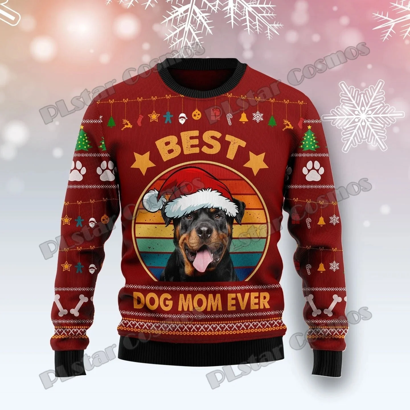 Jessica | Unisex Christmas jumper with festive motifs - Image 2