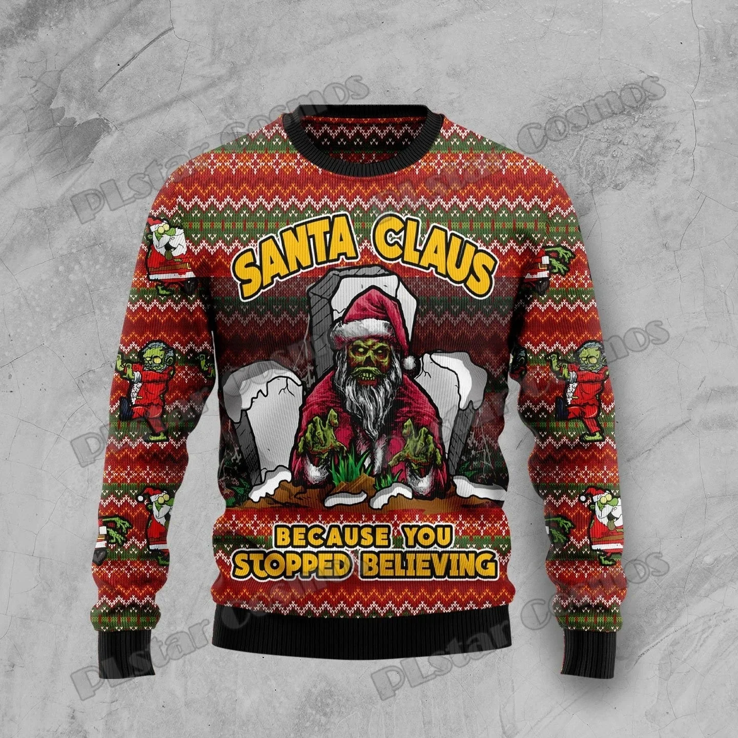 Jessica | Unisex Christmas jumper with festive motifs - Image 5