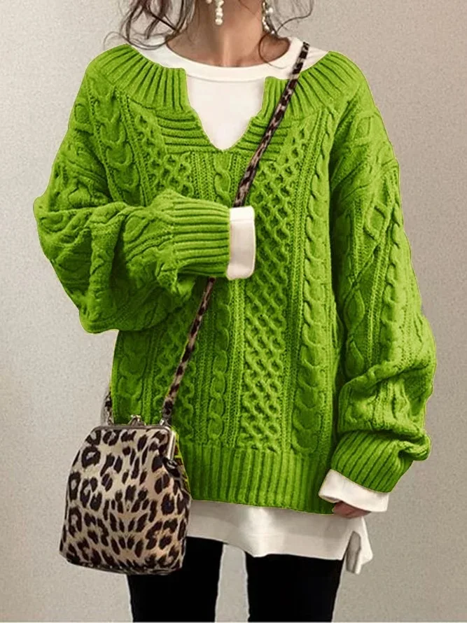 Jessica | Women's sweater with a half-open neckline - Image 9
