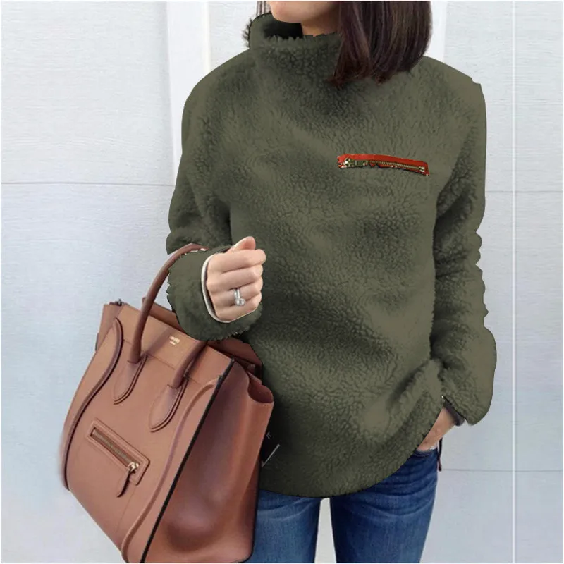 Jesusa® | Long sleeve turtleneck sweater for women - Image 4