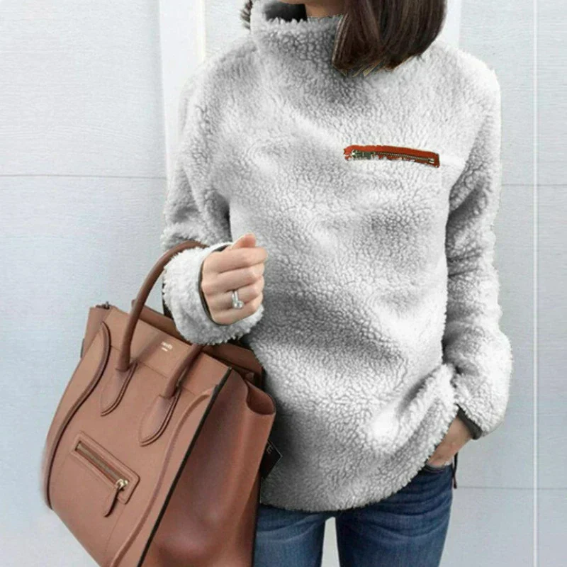 Jesusa | Long sleeve turtleneck sweater for women - Image 5