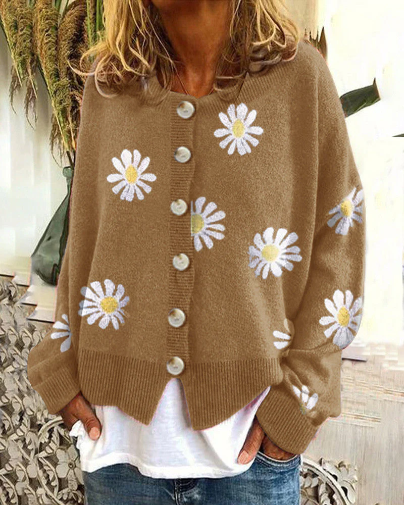 Jette® | Women's jacket with daisy design - Image 4
