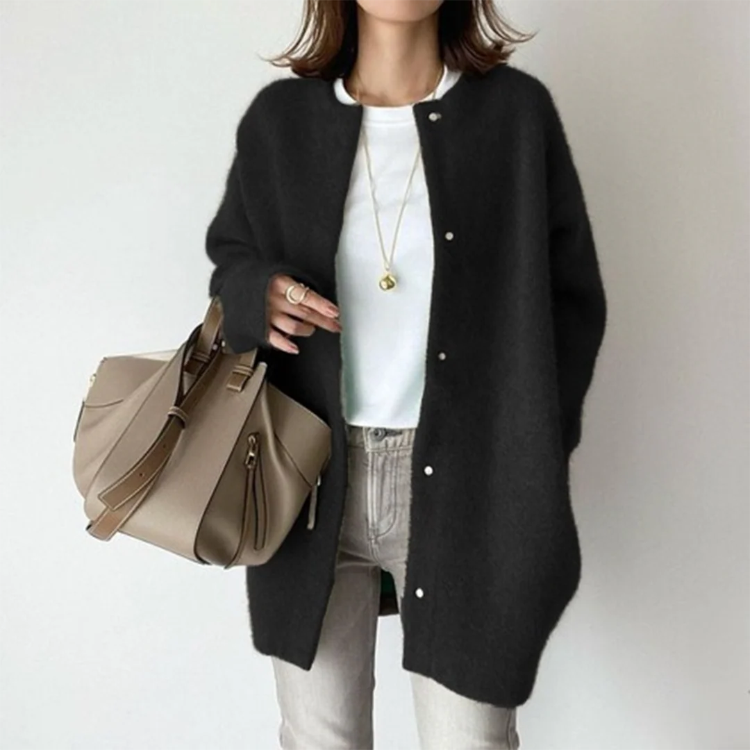 Jimena | Chic oversized, casual cardigan - Image 4