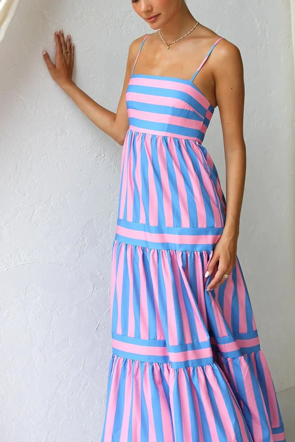 Jimena® | Dress Pink/Blue - Image 2