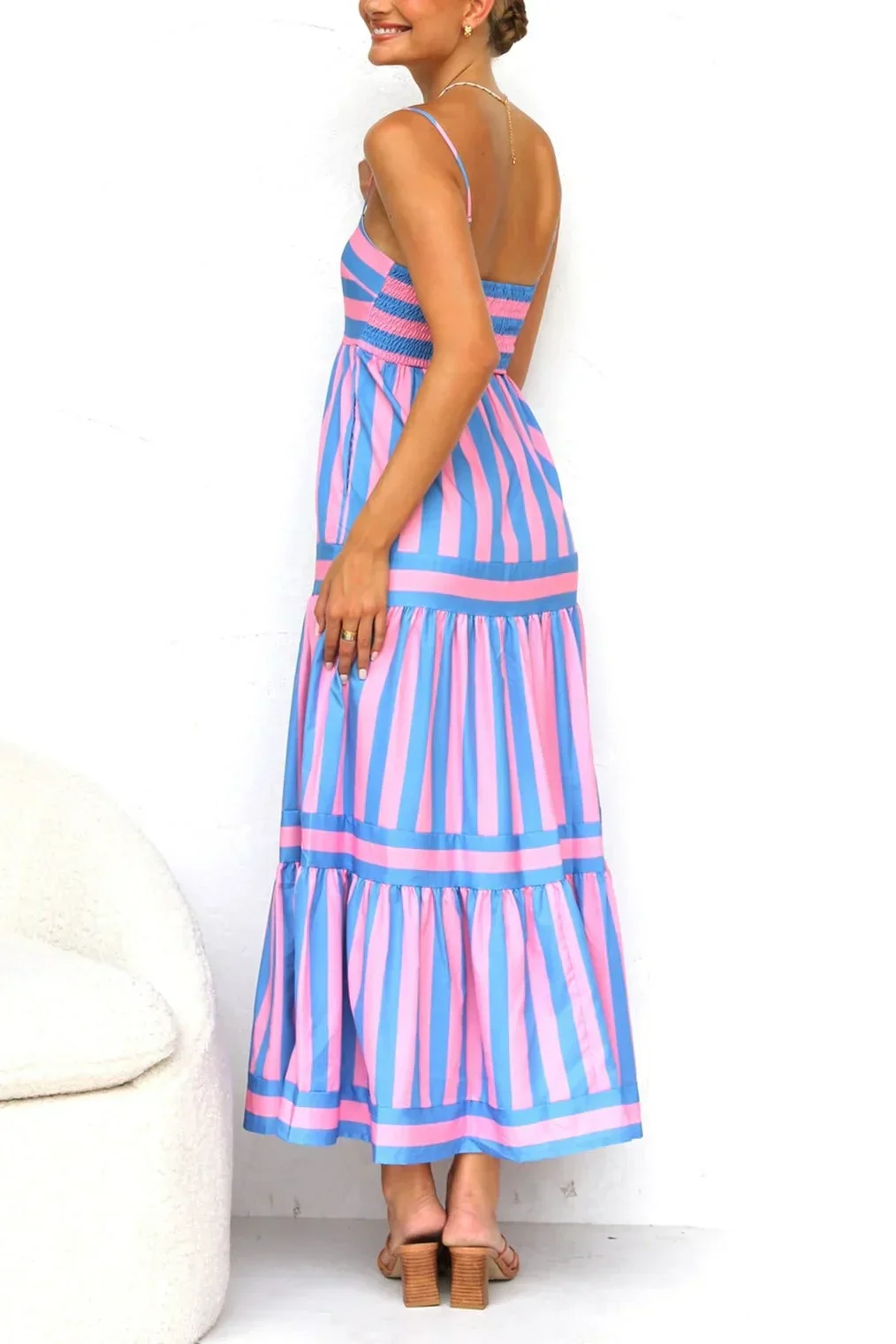Jimena® | Dress Pink/Blue - Image 4