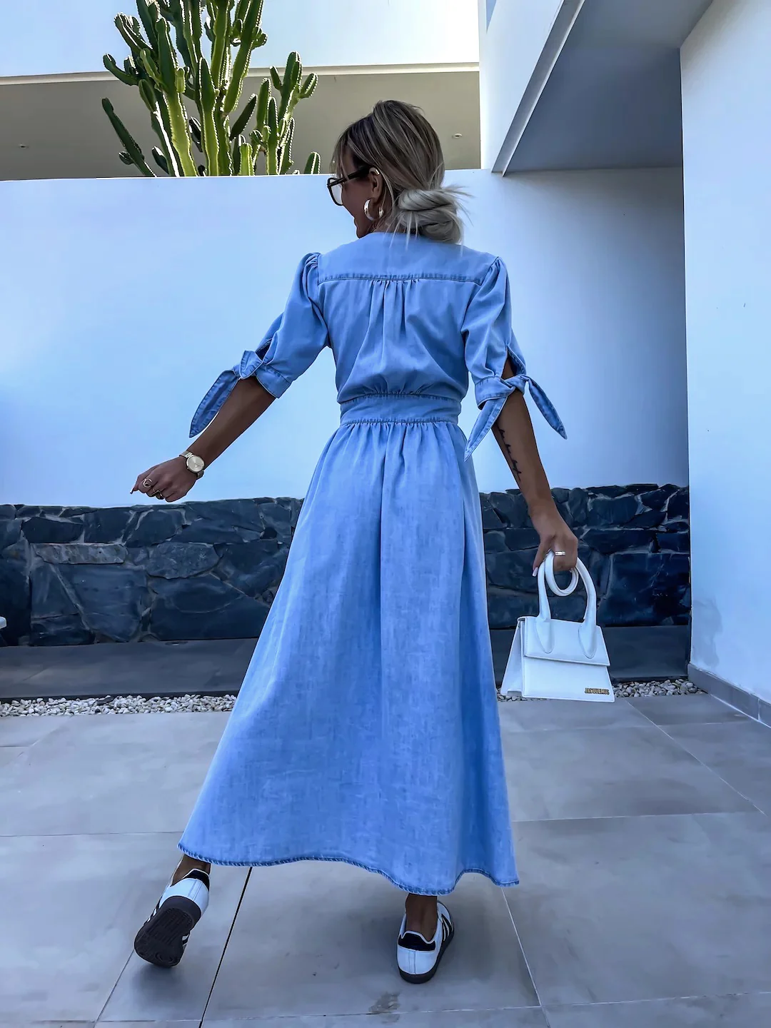 Jimena® | Maxi Dress In Denim - Image 2