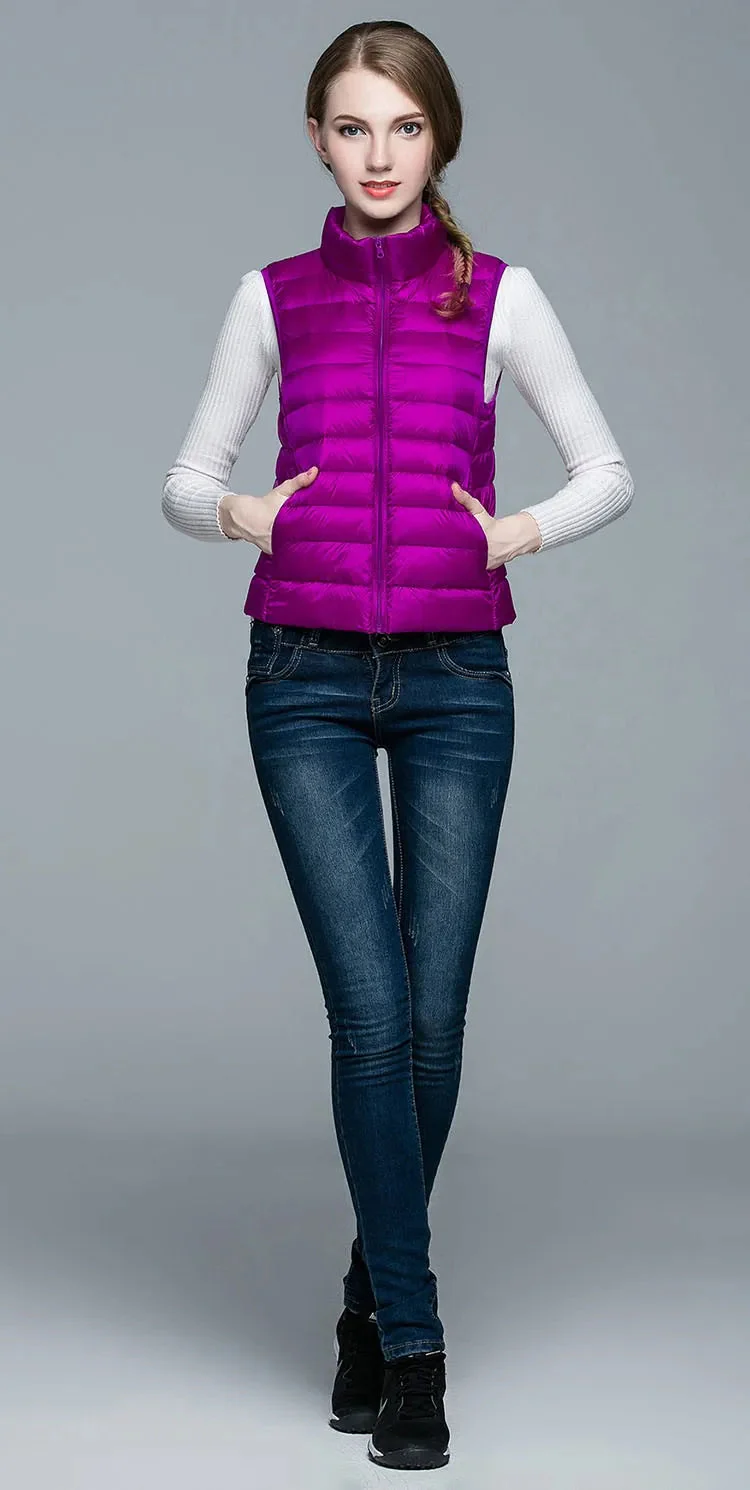Jimena® | Ultralight, sleeveless, elegant half jacket for women