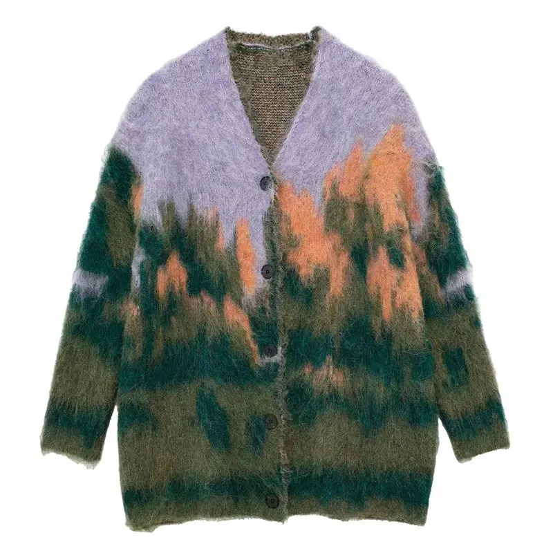 Jimena | Vintage jacket with a loose V-neck - Image 2