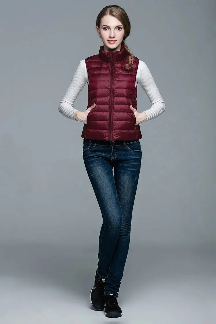 Jimena | Ultralight, sleeveless, elegant half jacket for women - Image 12