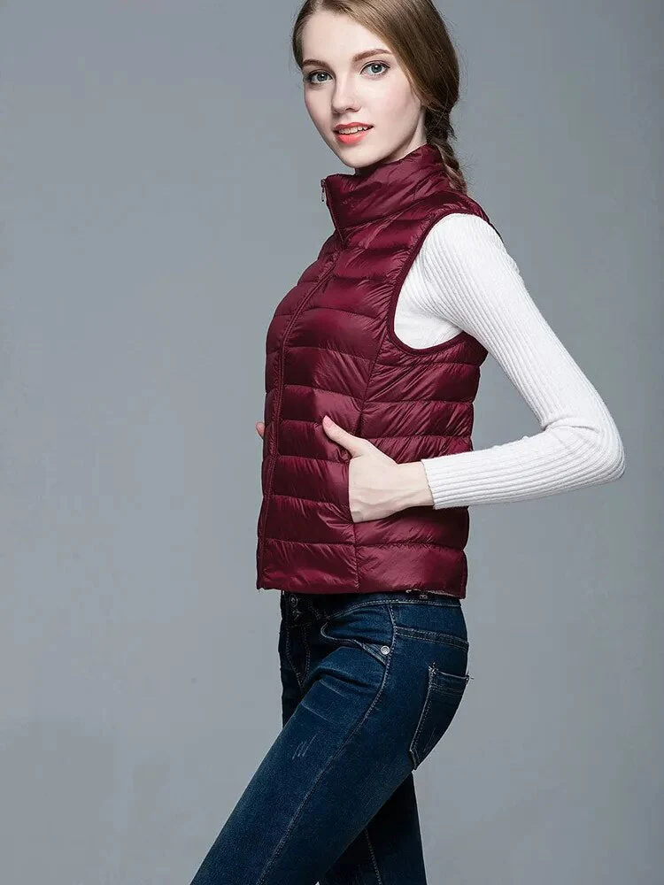 Jimena | Ultralight, sleeveless, elegant half jacket for women - Image 13